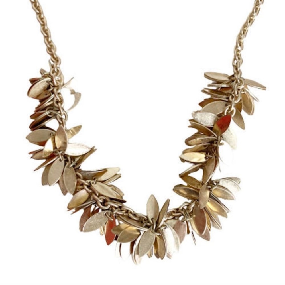 J Crew Leaf Necklace